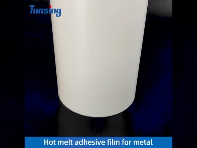 Лента Ева низкой температуры двойная, который встали на сторону горячая плавит склеивающую пленку для алюминиевого листа видео
