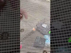 Fire resistant fiberglass mesh