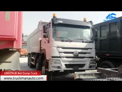 Подгонянный самосвал 12 колес, тележка Типпер 8кс4 с 50 тоннами емкости загрузки video