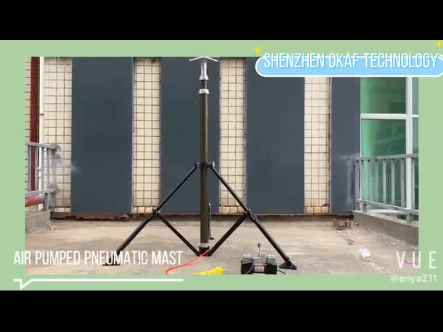 30кг возглавляют вращение рангоута камеры нагрузки телескопичное/рангоута 6р/треноги минимальное с замком видео