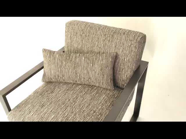 Cadeiras luxuosas ocasionais de aço inoxidável pretas da sala de visitas