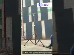 Поляк рангоута ножного насоса телескопичный башня треноги в 3,5 метра светлая для освещения СИД video