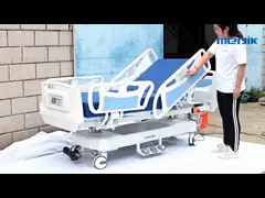 Adjustable Electric Hospital ICU Bed With Touch Screen Controller video