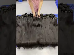 Естественная прямая Unprocessed бразильская пачка 100G человеческих волос девственницы video