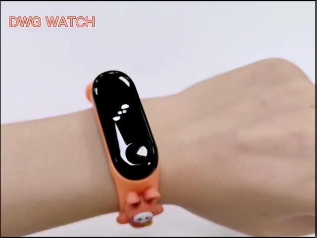 30 Meters Water Resistant Animal LED Digital Watch Customized Design