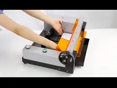 200W автомат для резки тетради рабочего стола 40mm бумажный video