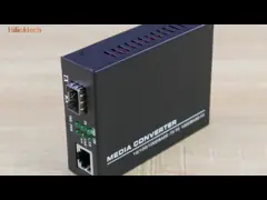 China IP40 RJ45 10/100/1000base Ethernet Fiber Media Converter 2 Port ITS supplier
