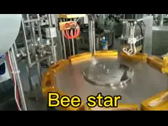 SS304 Automatic Two Spoon Honey Packing Machine Honey Bottle Filler video