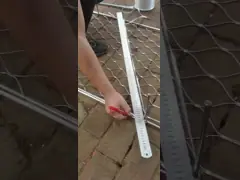 Сумки сетки веревочки провода нержавеющей стали изготовления на заказ 7x7 7x19 200mm video