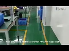 Облегченный мини компакт 10x25 бинокулярного телескопа складчатости для детей взрослых video