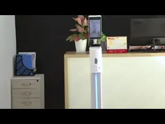 Автоматический распределитель дезинфицирующего средства руки с распознаванием лиц термометра video