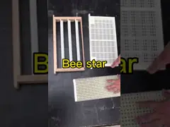 Отсутствие ферзя пчеловодства прививка поднимая один пластиковый инструмент Беекепер коробки пчелы меда кассеты video