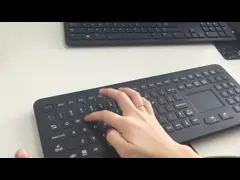 клавиатура силиконовой резины 108 ключей медицинская с грубым touchpad и USB взаимодействуют video
