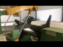 Автоматическая свертывая катушка ножниц разрезая линию машину гальванизировала линию катушки стальную разрезая video