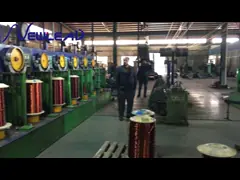 Машина медной алюминиевой вертикали провода 370KW покрывая эмалью video