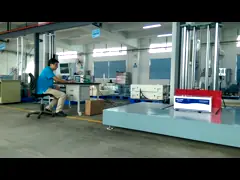 тестер падения пакета высоты 1200mm тяжелый исполняет с JISZ0202-87 IEC68-2-27 video