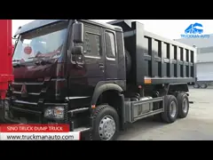 18m3 25 336HP Sinotruk тонн тележки Tipper для камней песка video