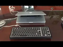 Клавиатура малого IP65 пылезащитная и водоустойчивая панели держателя с 103 ключами video