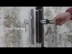 Двойник двери ворот Wifi отпечатка пальцев электрический встал на сторону замки Bluetooth умные video