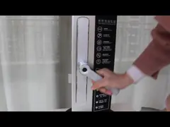 Замки ручки отпечатка пальцев сплава цинка спальни 35A умные video