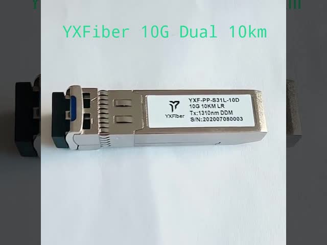 Модуль приемопередатчика соединителя 10km 1310nm 10Gbps SFP+ SFP-10G-LR SM DDM LC оптически видео