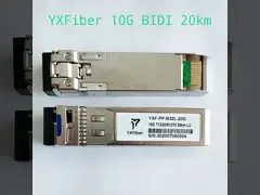 WDM SFP+-10G-20A 10.3G 1270/1330nm DFB 20Km 3.3V SM LC MSA SFP Модуль video