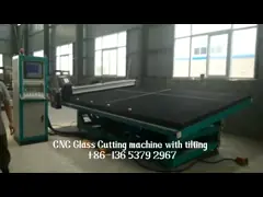CNC Automatic Glass Cutting machine with tilting