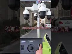 трейлеры наблюдения Sentry 3-6m мобильные возвышаются камера 1920*1080P нержавеющей стали HD PTZ video