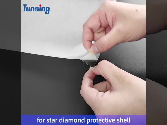 Давление - чувствительная клейкая лента для раковины Diamand звезды защитной видео