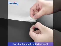 Давление - чувствительная клейкая лента для раковины Diamand звезды защитной video