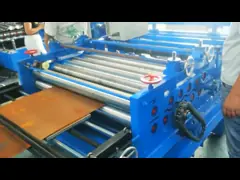 Покрасьте стальной или гальванизированный резать сплющивающ машину катушки разрезая video