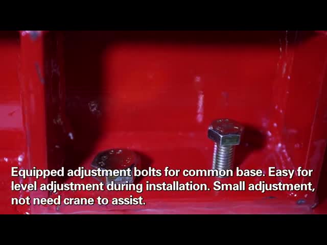 2500 GPM Fire Fighting Water Pump Driven by Diesel Engine Centrifugal Fire Pump