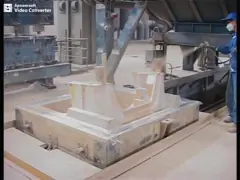 Части строительной техники отливки песка меньший противовес с картиной финиша video