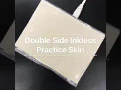 Inkless Rubber Blank Permanent Makeup Tattoo Skin Double Sides