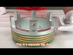 Baixo ouro do torque ao anel deslizante separado do ouro 50Hz 140mm