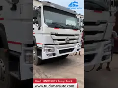 HC16 Drive Axle 371HP 18.6m3 Used HOWO Dump Truck