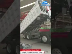 тележка Tipper колеса 75km/h 371HP 12 с одной кроватью video