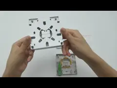 Гнездо лицевой плиты волокна плиты стены 2F переходника симплекса SC портов коробки 2 прекращения волокна/LC двухшпиндельное video