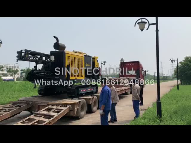 Epiroc 1550 измеряет снаряжение пустотелого сверла размера b поверхностное с Crawler дистанционного управления видео