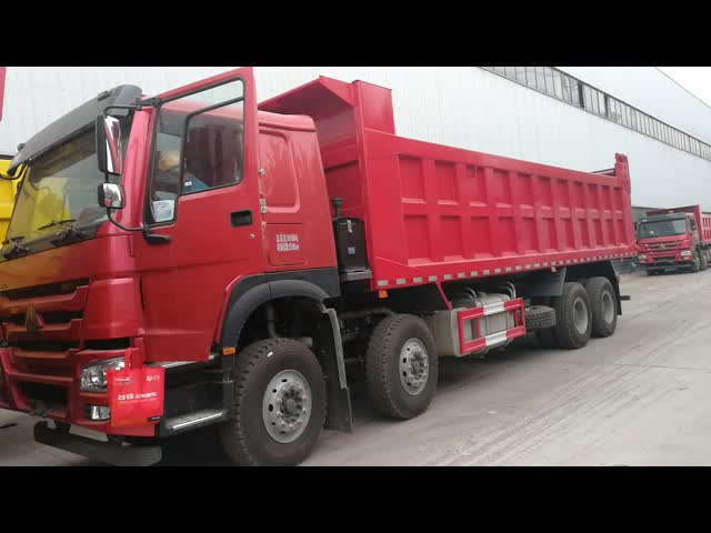 Tipper Truck SINOTRUK HOWO 371HP 12 Wheels LHD 31 Tons 20-30CBM ZZ3317N3567W video