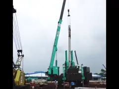China Rotary Pile Drilling Rig 200 Ton Low Noise Low Vibration 1.9m Piling Stroke supplier