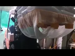 Вращательный желтый цвет 1300*1300*300мм ПЭ паллета сдерживания расслоины барабанчика прессформы 4 video