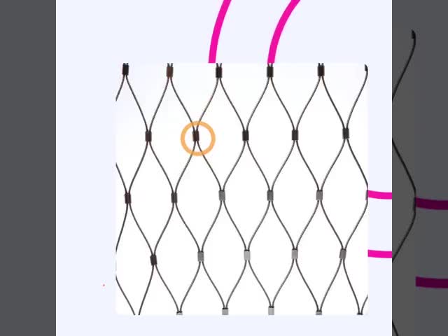 Плетение заводов 7x7 1.6mm шпалеры сада Ferruled взбираясь видео