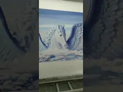 Вертикальная струйная машина 1440*1440DPL 120W принтера стены 10sqm/h 3D video