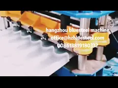 Крен плитки крыши шага высокоскоростного металла стальной формируя машину для панелей стены video