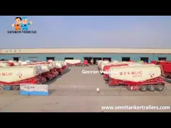 China Transportation Roadroller  25 Ton JOST Heavy Duty Low Bed Trailers supplier