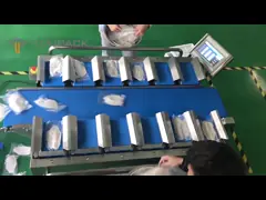 Машина обработки рыб Weigher пояса PLC замороженная водоустойчивая video