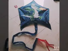 змей павлина печатания передачи тепла 5bft с рамкой стеклоткани материальной video