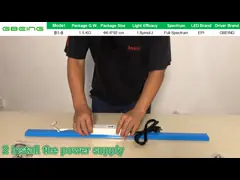 Приведенное крытое спектра 60W 660nm PAR38 B1-9 полное растет светлым video