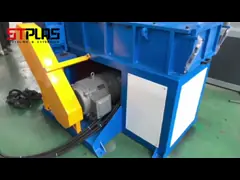 Тип ненужная пластиковая повторно использованная система когтя шредера задавливающ машину video